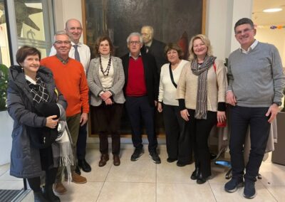 Visita del Presidente di Alzheimer Svizzera alla Fondazione Ca’ Rezzonico